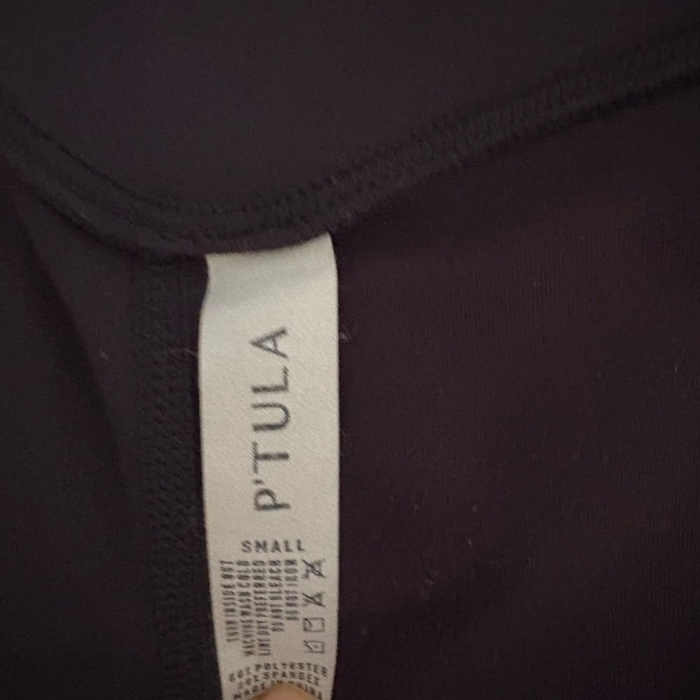 P'tula maternity leggings, navy size smaller - Picture 2 of 2